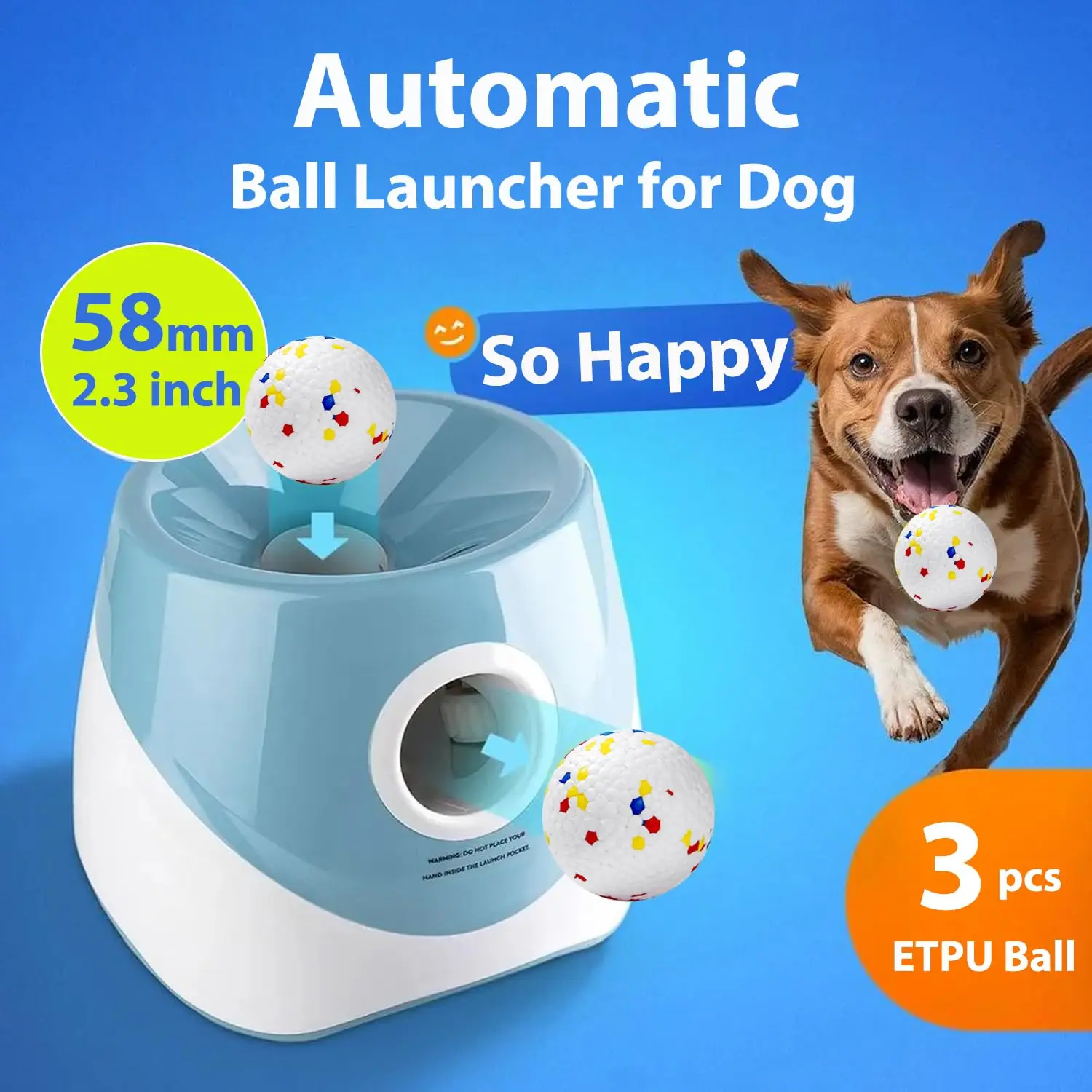 Dog Tennis Ball Launcher Dogs  - Indestructible Dog Chew Toy review and price