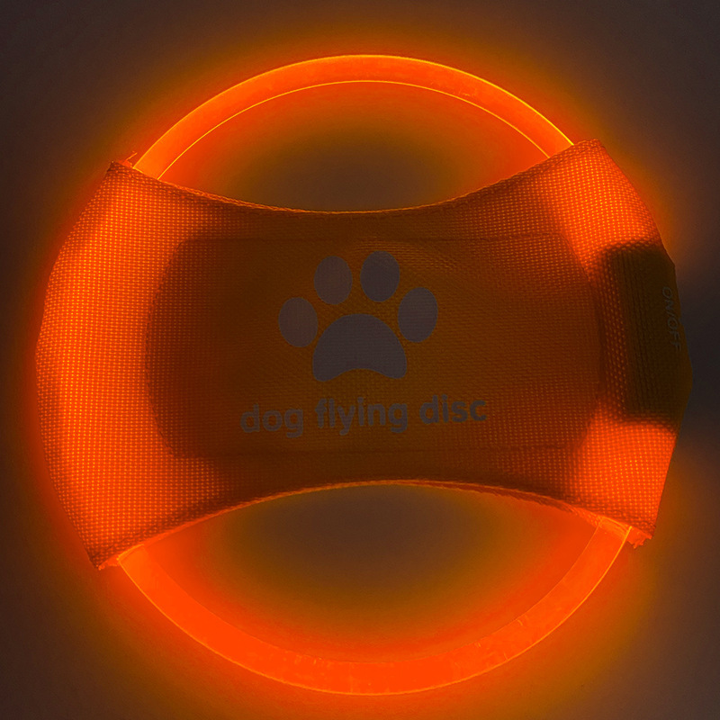 LED Dog Flying Disc,LED Light  - Flying Disc Dog Training Toy review and price