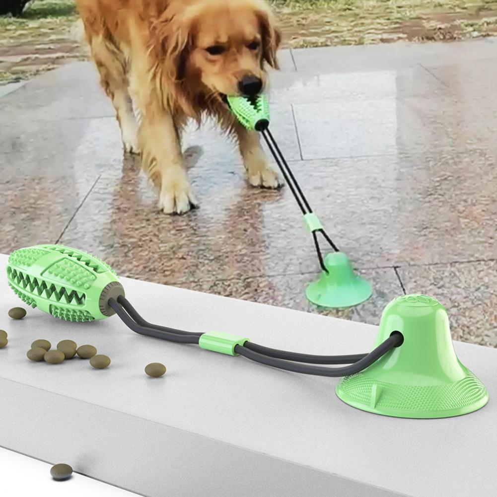 Dog Chew Toys for Aggressive C - Suction Cup Dog Tug Toy review and price