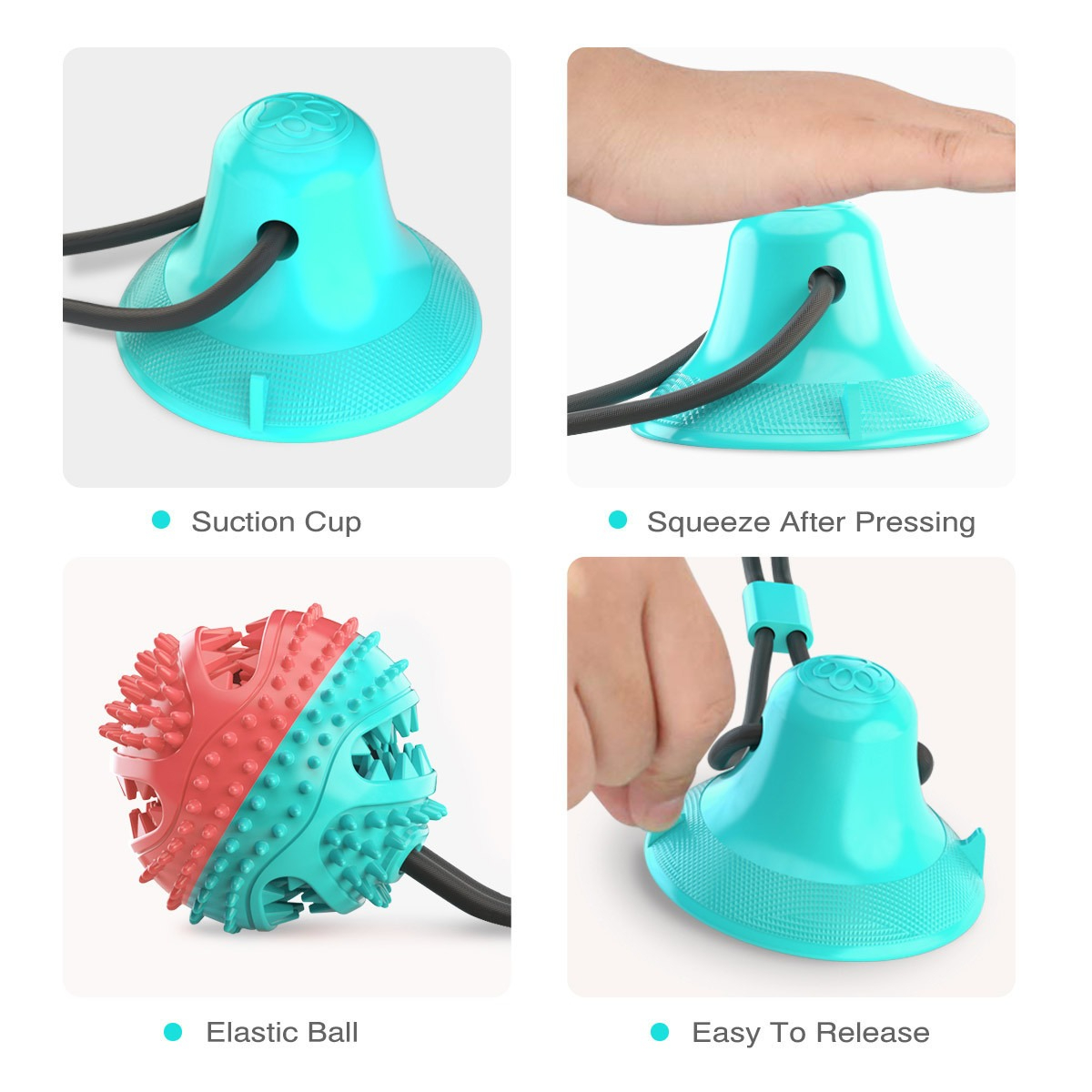 Dog Chew Toys for Aggressive C - Rubber Treat Dispensing Dog Toy review and price