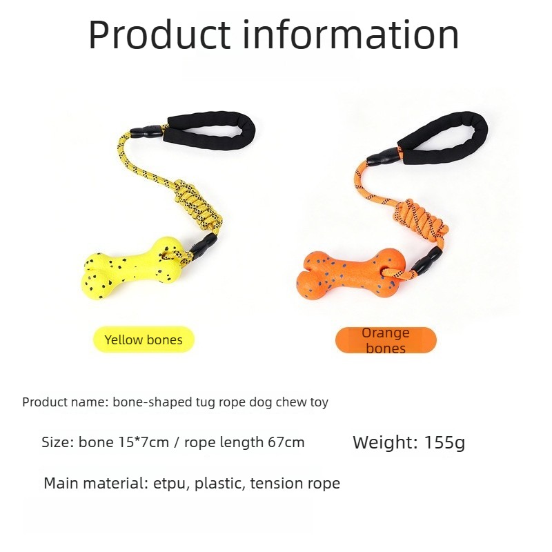 Heavy Duty Dog Tug Rope Toy ET - Dog Rope Toy Aggressive Chewers review and price