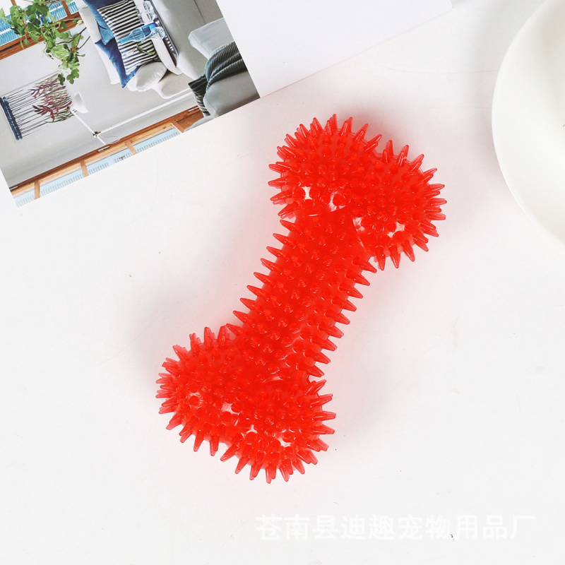 Pet toy for large dogs, rubber - Teeth Cleaning Dog Chew Bone review and price