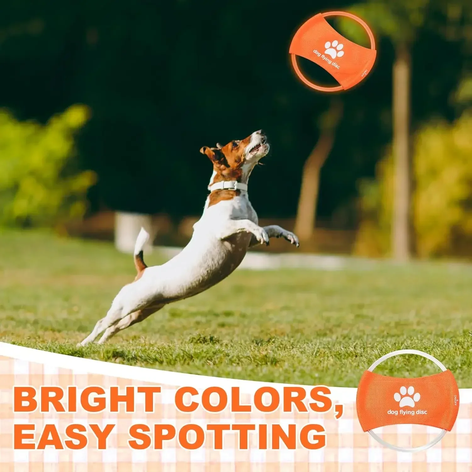 Dog Toy LED Glowing Rechargeab - Flying Disc Dog Training Toy review and price