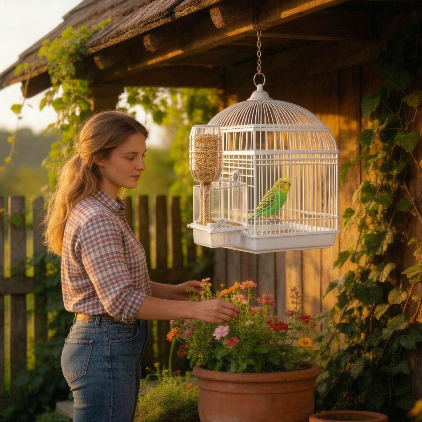 Automatic Bird Feeder For Cage - Pet Feeders review and price