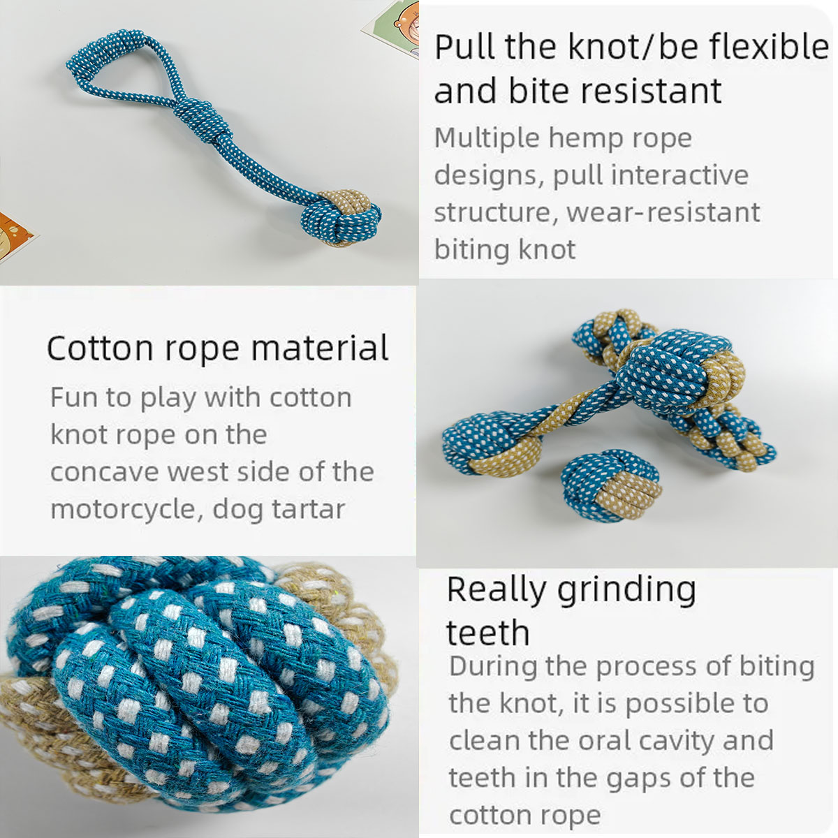 New 7PCS Pet Dog Puppy Double  - Teeth Cleaning Dog Chew Bone review and price