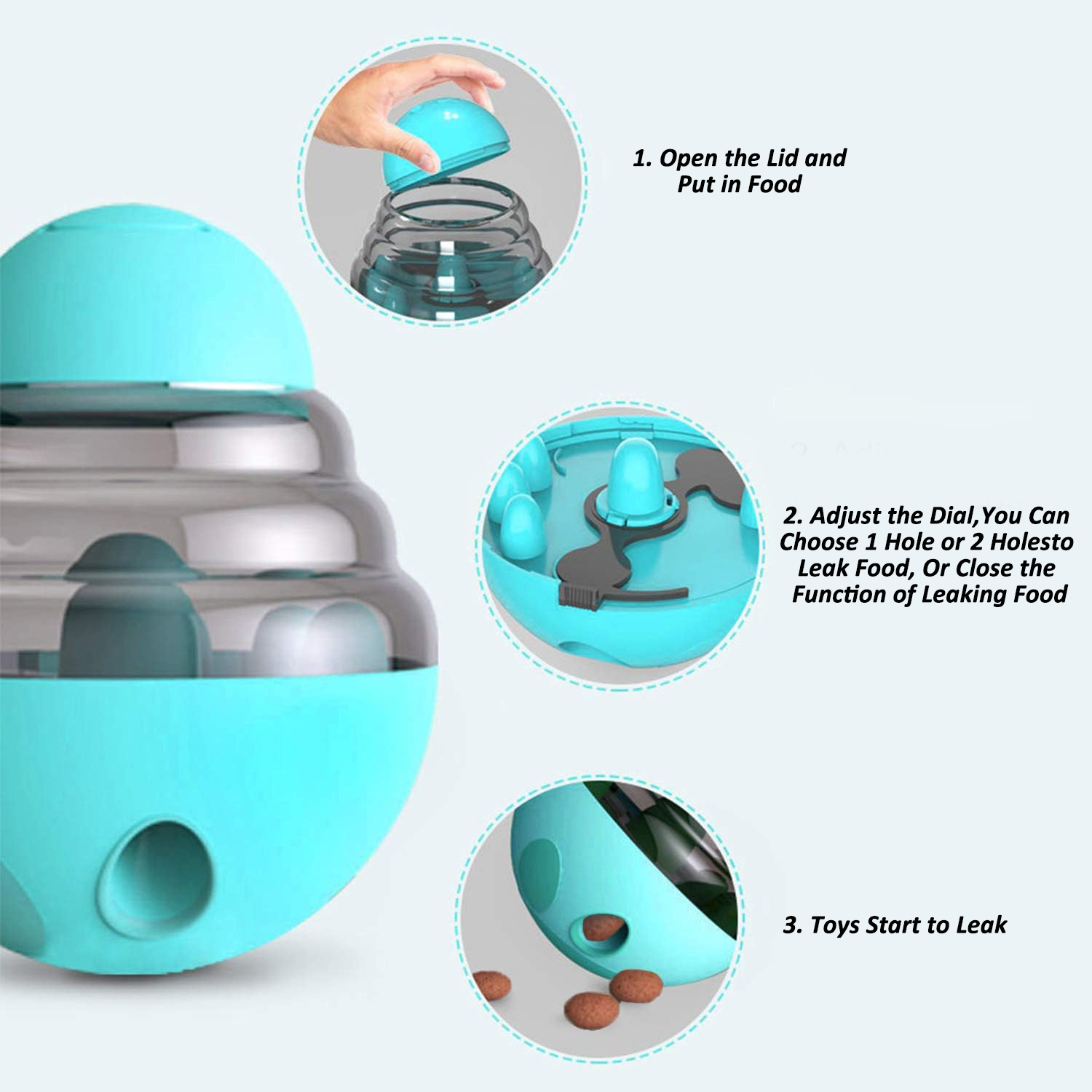 Dog Interactive Food Dispenser - Dog Puzzle Feeder Toy review and price