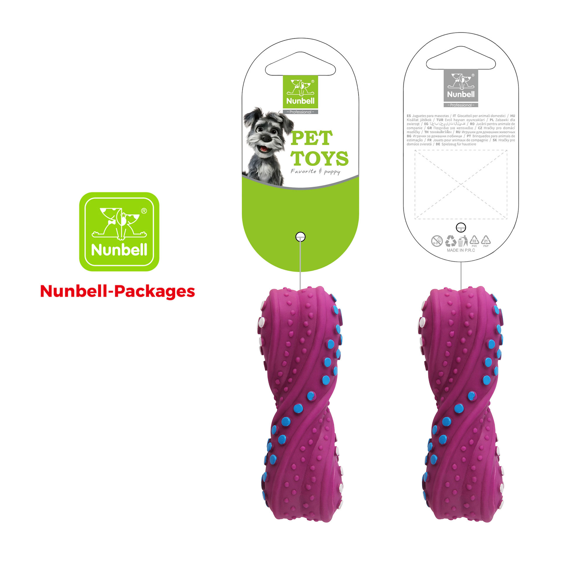 Pet Squeaky Dog Toy Flat Bone  - Teeth Cleaning Dog Chew Bone review and price