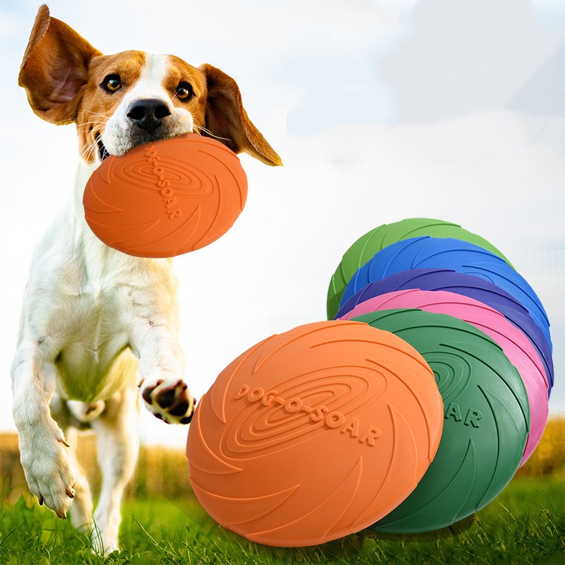 Interactive Silicone Flying Sa - Flying Disc Dog Training Toy review and price