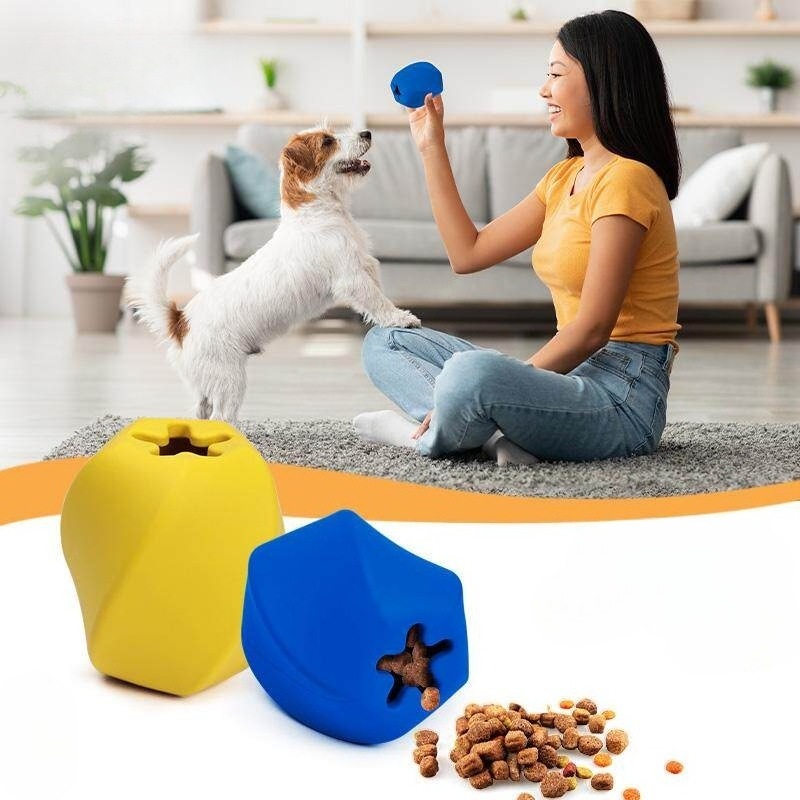 Durable Rubber Dog Treat Dispe - Rubber Treat Dispensing Dog Toy review and price