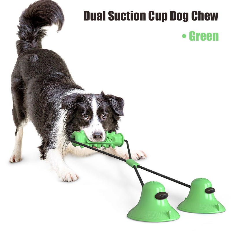 Dual Suction Cup Dog Chew Tug  - Suction Cup Dog Tug Toy review and price