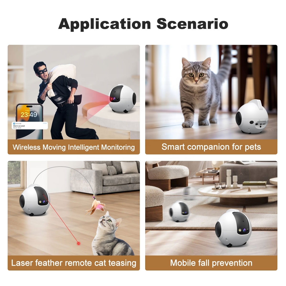 AI Pet Companion Robot Mobile  - Cat Toys review and price