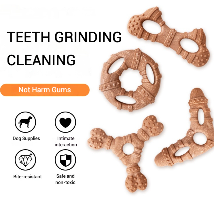 Imitation Bone Molar Dog Toy D - Teeth Cleaning Dog Chew Bone review and price
