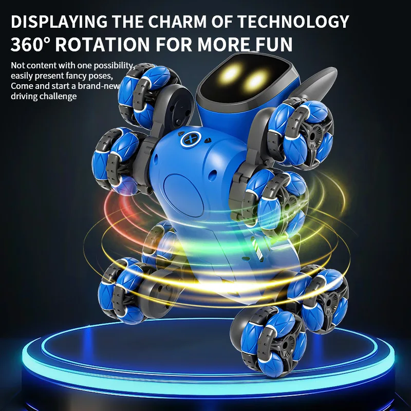 JJRC Q200 2026 RC Robot Stunt  - Interactive Squeaky Plush Dog Toy review and price