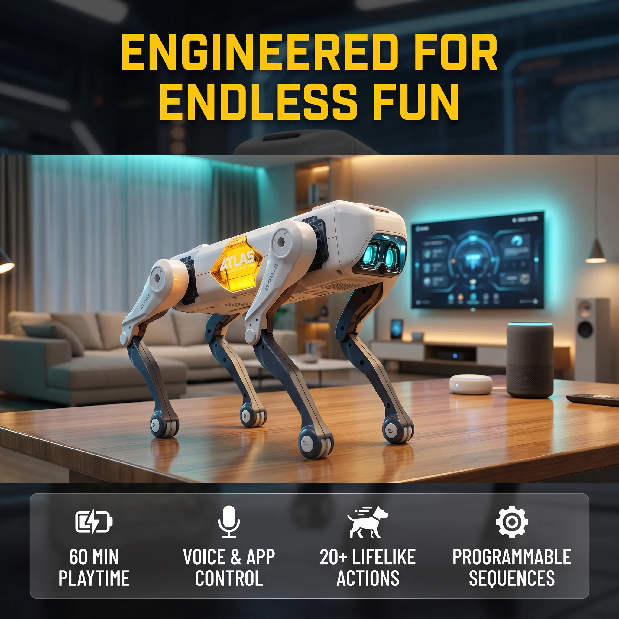 AI Smart Robot Dog, Voice & AP - Dog Toys review and price