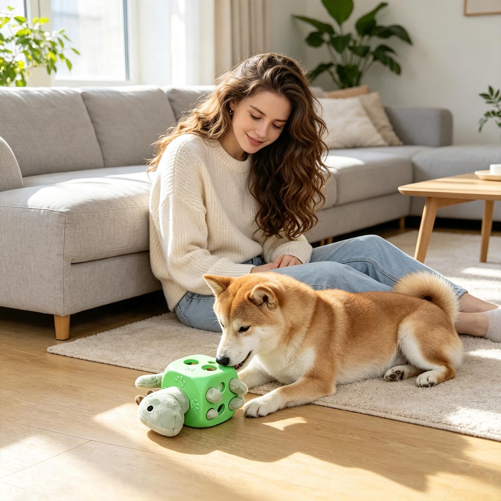 Interactive Dog Toy Interactiv - Rubber Treat Dispensing Dog Toy review and price