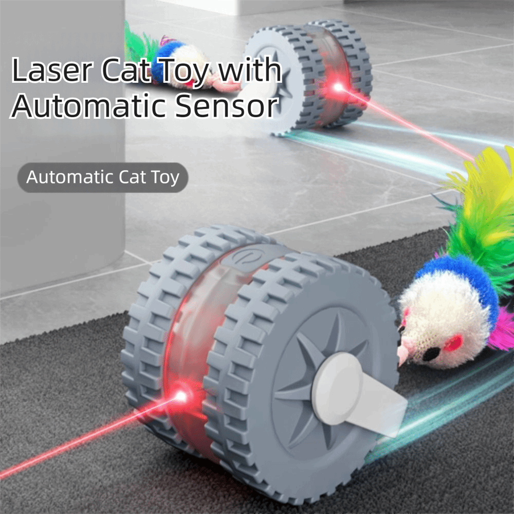 With Mouse Tail Infrared Laser - Laser Pointer Cat Toy Automatic review and price