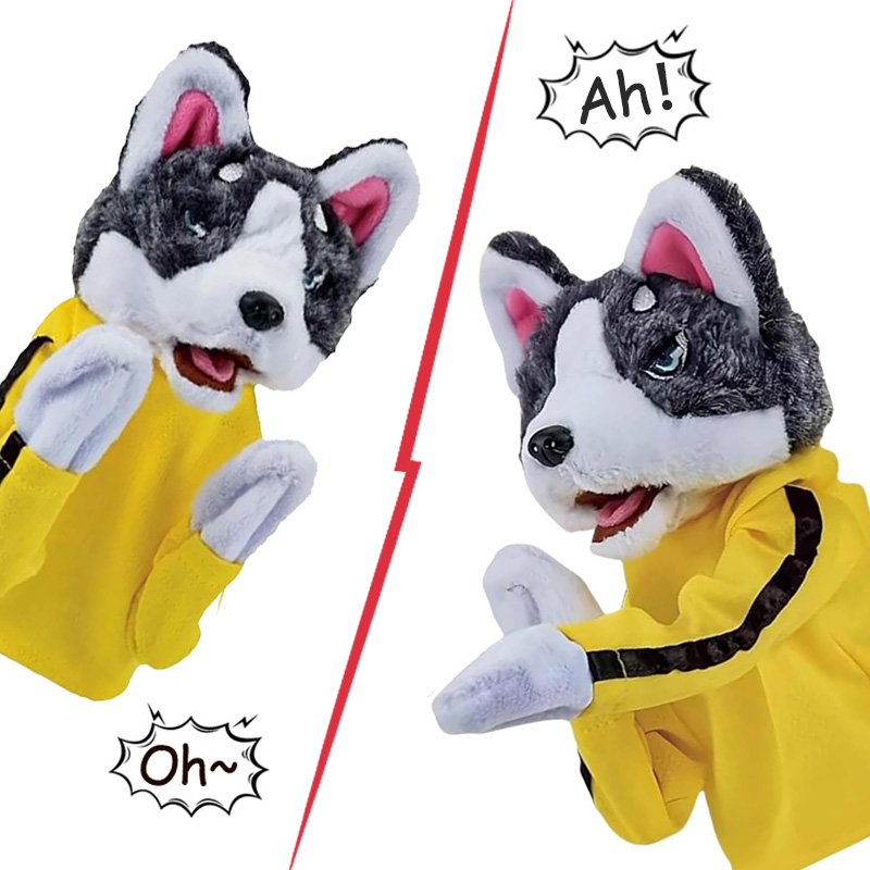 Kid Kung Fu Husky Gloves Toy F - Interactive Squeaky Plush Dog Toy review and price
