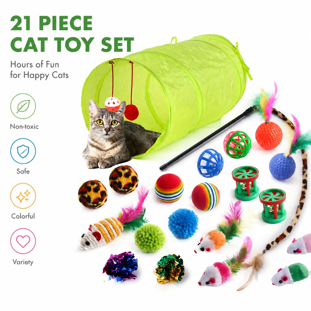 Kitten Play Toy Assortment Fea - Catnip Interactive Plush Mouse review and price