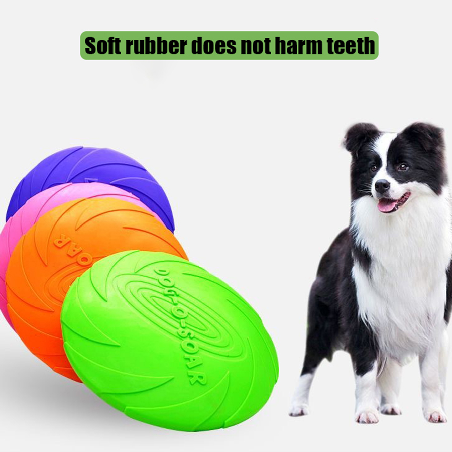 Large Dog Golden Fur Pet Flyin - Flying Disc Dog Training Toy review and price