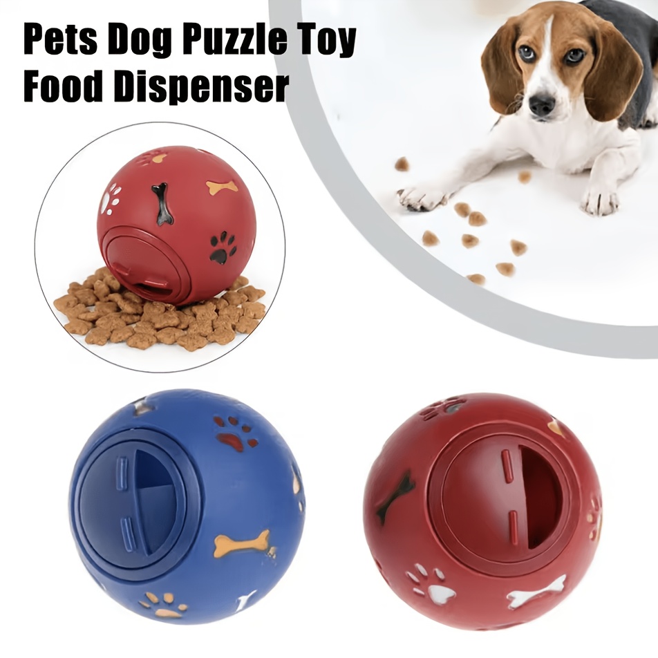 Dog Treat Ball, Slow Feeder Fo - Rubber Treat Dispensing Dog Toy review and price