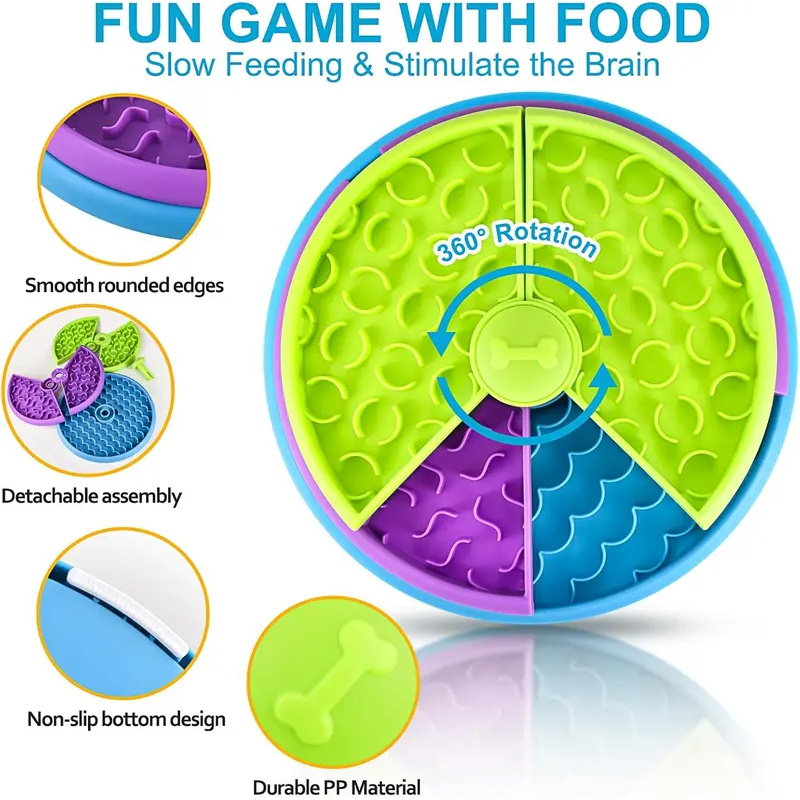 Dog Puzzle Slow Feeder Interac - Dog Puzzle Feeder Toy review and price